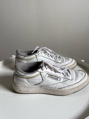 Reebok JJJJound Club C 85 white and cream sneakers ( 7M, 8W)